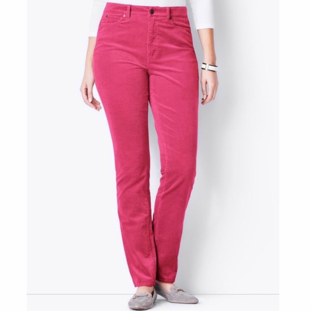 Talbots Heritage Straight Leg Corduroy Pants Like new no tag -